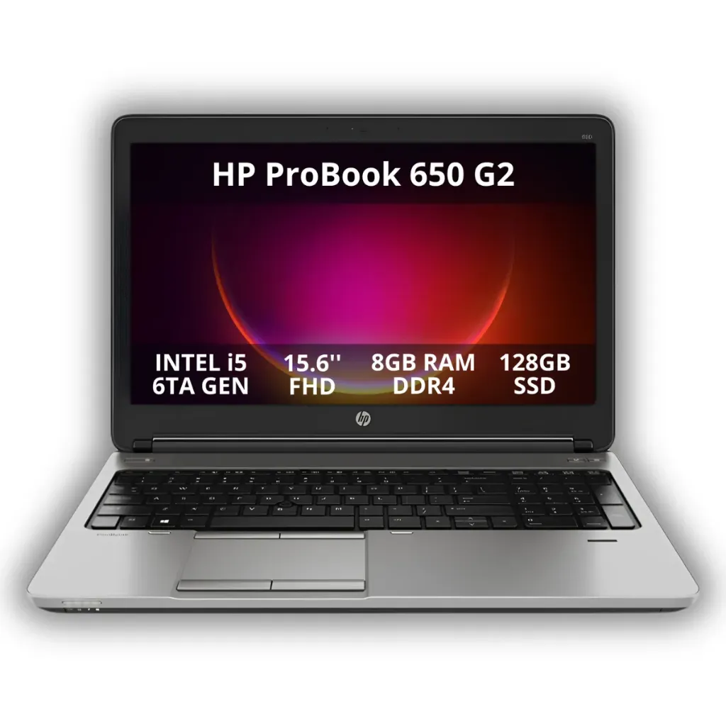Laptop HP ProBook 650 G2 15.6" FHD (Intel i5 6ta Gen / 8GB RAM / 128GB SSD) (Reacondicionado)