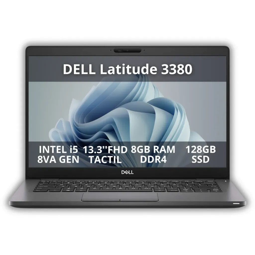 Laptop Dell Latitude 5300 Táctil 13.3" FHD (Intel i5 8va Gen / 8GB RAM / 128GB SSD) (Reacondicionado)