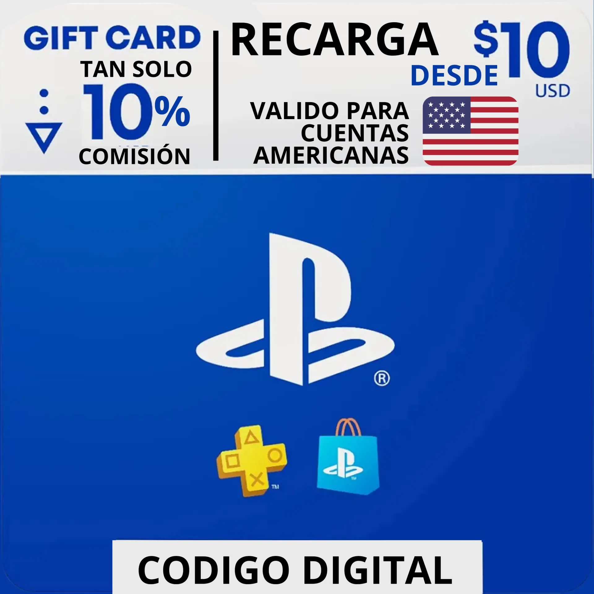 Recarga PlayStation USA